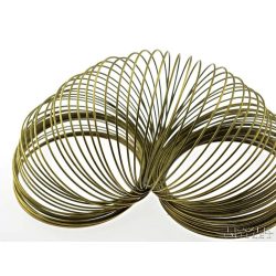   Memória drót. Antik bronz. Karkötő alap. 10 kör. Alacsony ár !