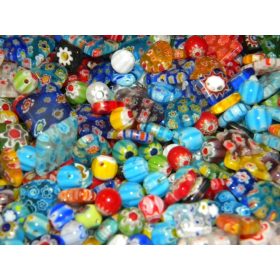Millefiori gyöngy.