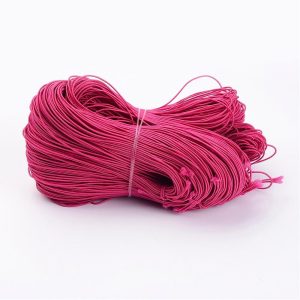 Leárazás! Kalapgumi. 1mm. Pink. 27m/csomag.