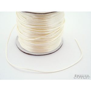 Shamballa nylon fonal. 1.5mm. Krém.  72m/db