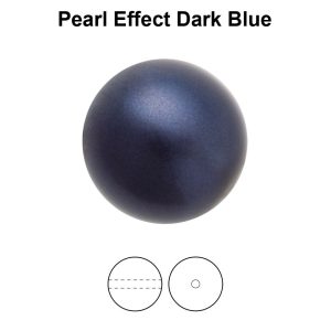 Preciosa gyöngy. 6mm. Dark blue. 1 szál (100db)
