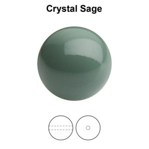 Preciosa gyöngy. 8mm. Sage. 1 szál (50db)