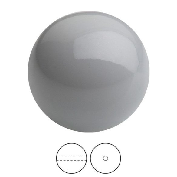 Preciosa gyöngy. 8m. Ceramic gray. 1 szál (50db)