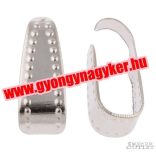 100db. Medál tartó. 4x11x5mm. Platina szín.  