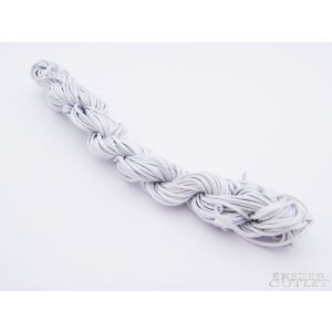 10db.  Shamballa fonal. Nylon fonal. 1.5mm. 12.5m/db. Szürke.   