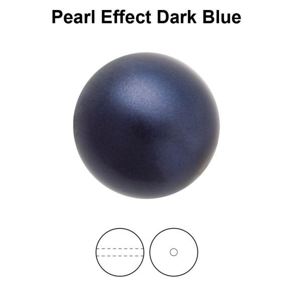 Preciosa gyöngy. 8mm. Dark blue. 1 szál (50db)