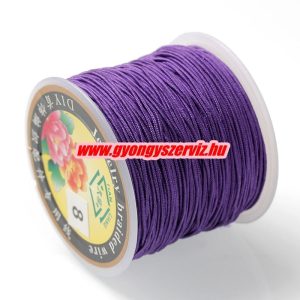 Gumizsinór, kalapgumi. 1mm. Lila. 10m/db.